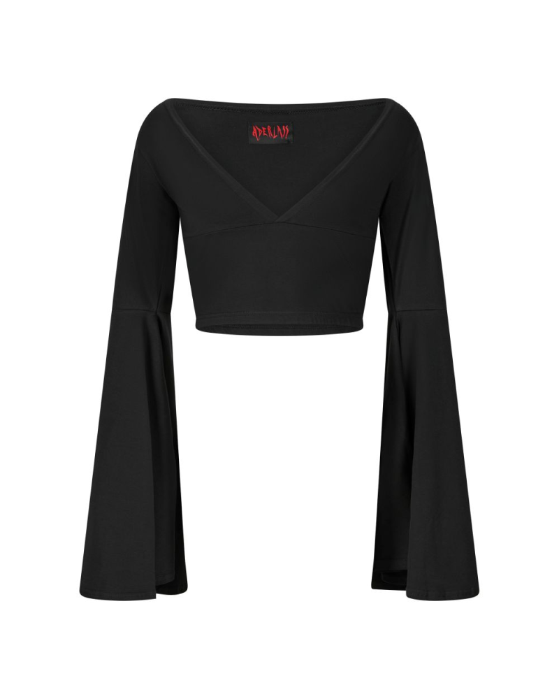 Aderlass Witch Crop Top black