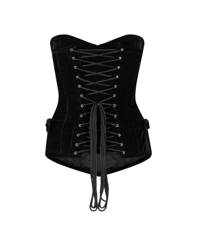 Aderlass Corset Velvet black