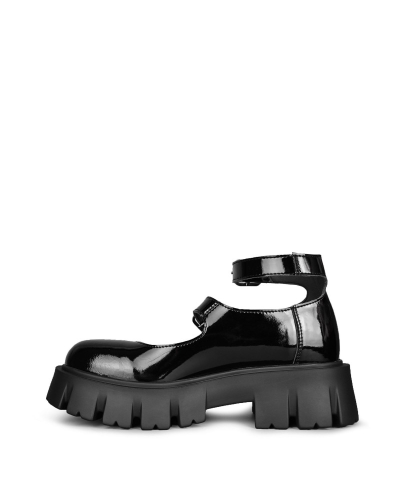 Altercore Constance Vegan Black Patent,  Patent
