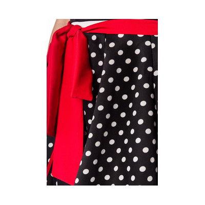 BELSIRA Jersey-Body schwarz/rot/weiss