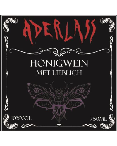 Aderlass Met Honigwein Lieblich 10% vol 750ml