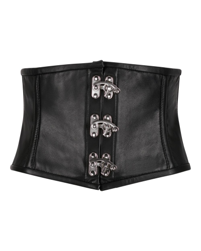 Aderlass Waist Corset Leather black