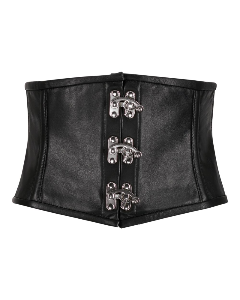 Aderlass Waist Corset Leather black