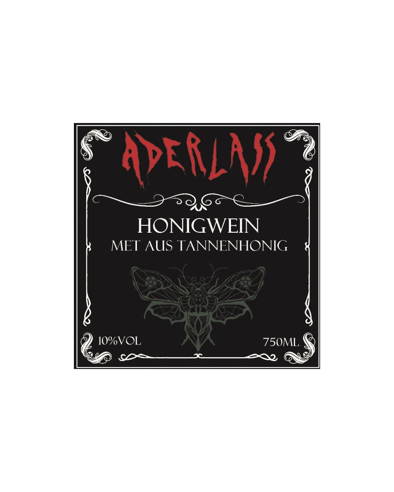 Aderlass Met Honigwein aus Tannenhonig 10% vol 750ml