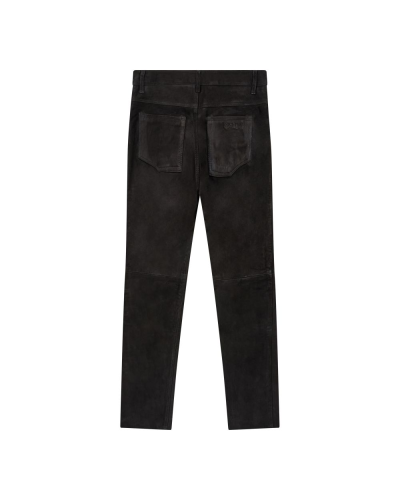 Aderlass Pants Nubuk Leather black