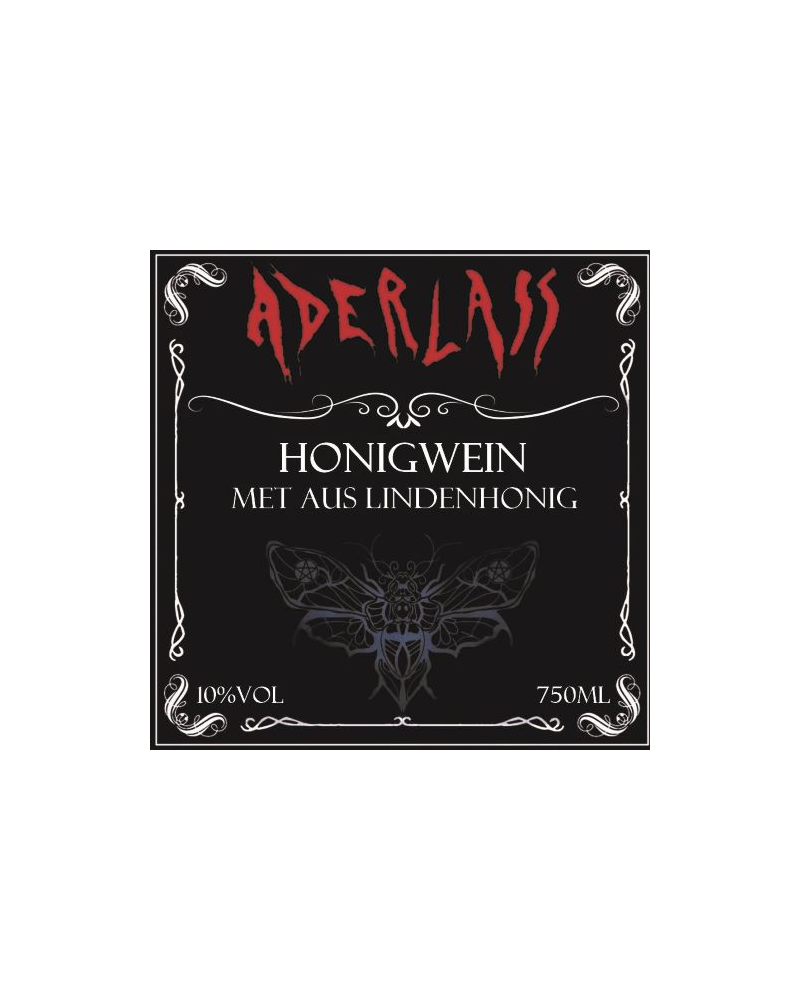 Aderlass Met Honigwein aus Lindenhonig 10% vol 750ml