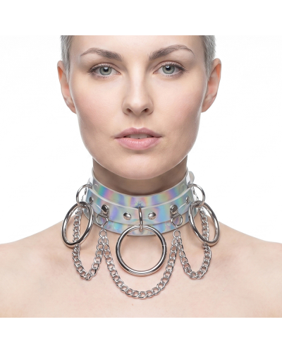 Lovesect Chain Choker Holo silver