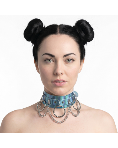 Lovesect Chain Choker Holo blue