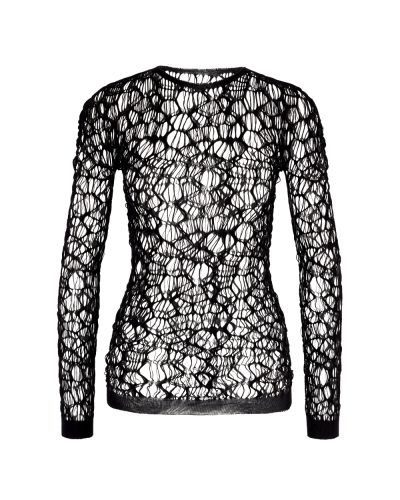 Aderlass Mesh Top Longsleeve XS-3XL black