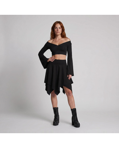 Aderlass Witch Crop Top black