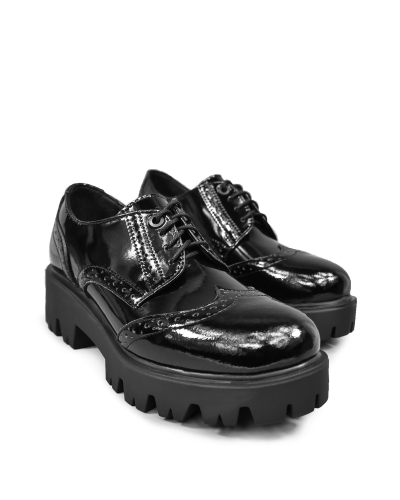 Altercore Nefi Vegan Black Patent Patent