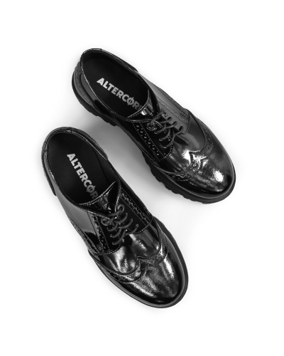 Altercore Nefi Vegan Black Patent Patent