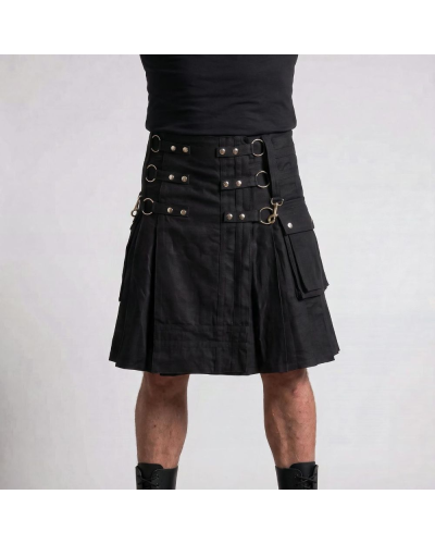 Aderlass Fight Kilt Denim black
