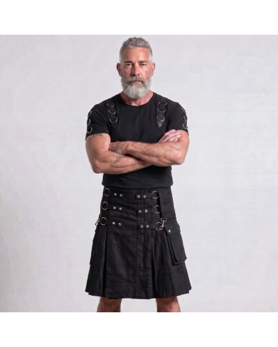 Aderlass Fight Kilt Denim black