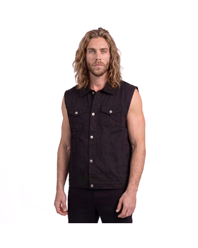 Aderlass Kutte Battle Vest Denim black
