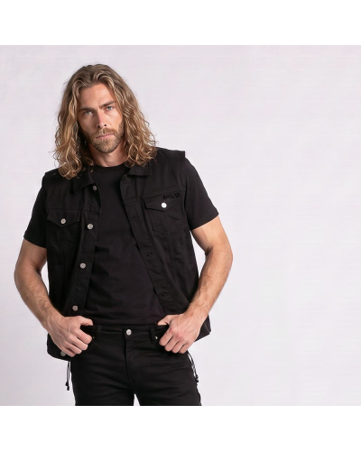 Aderlass Kutte Battle Vest Denim black