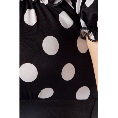BELSIRA Vintage Pencil-Kleid schwarz/weiss