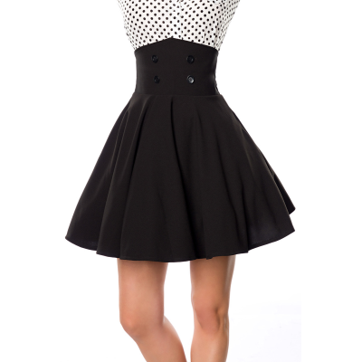 BELSIRA kurzer Swing-Rock black