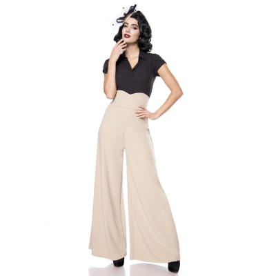 BELSIRA Marlenehose Beige