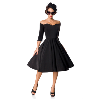 BELSIRA Belsira Premium Vintage Swing-Kleid black