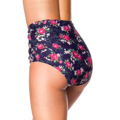 BELSIRA Badehöschen High Waist Flower pattern