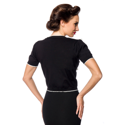 BELSIRA Strickjäckchen black