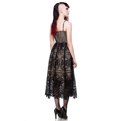 OCULTICA Kleid aus Spitze black