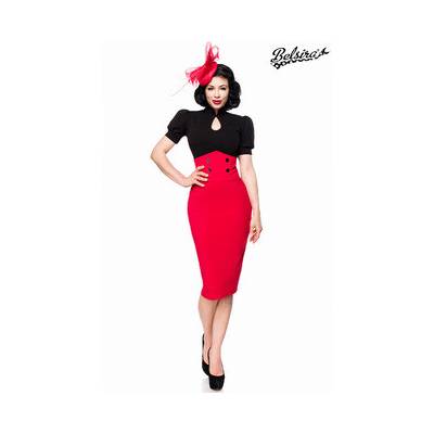 BELSIRA Bleistiftrock rot