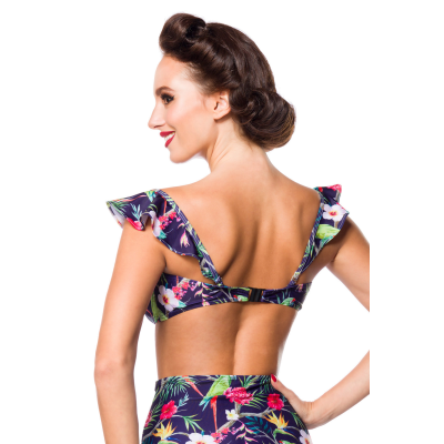 BELSIRA Vintage Bikinioberteil dunkelblau