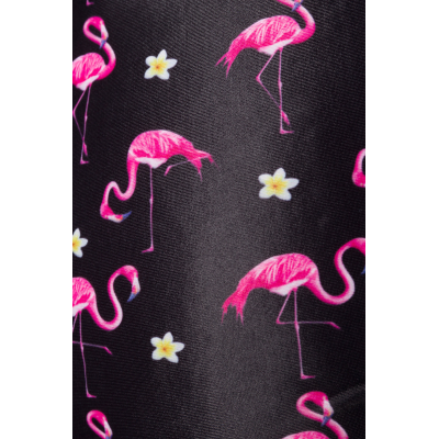 BELSIRA Badehöschen High Waist black / pink