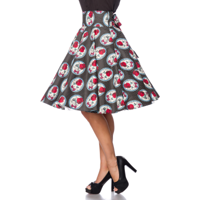 BELSIRA Vintage-Rock black red